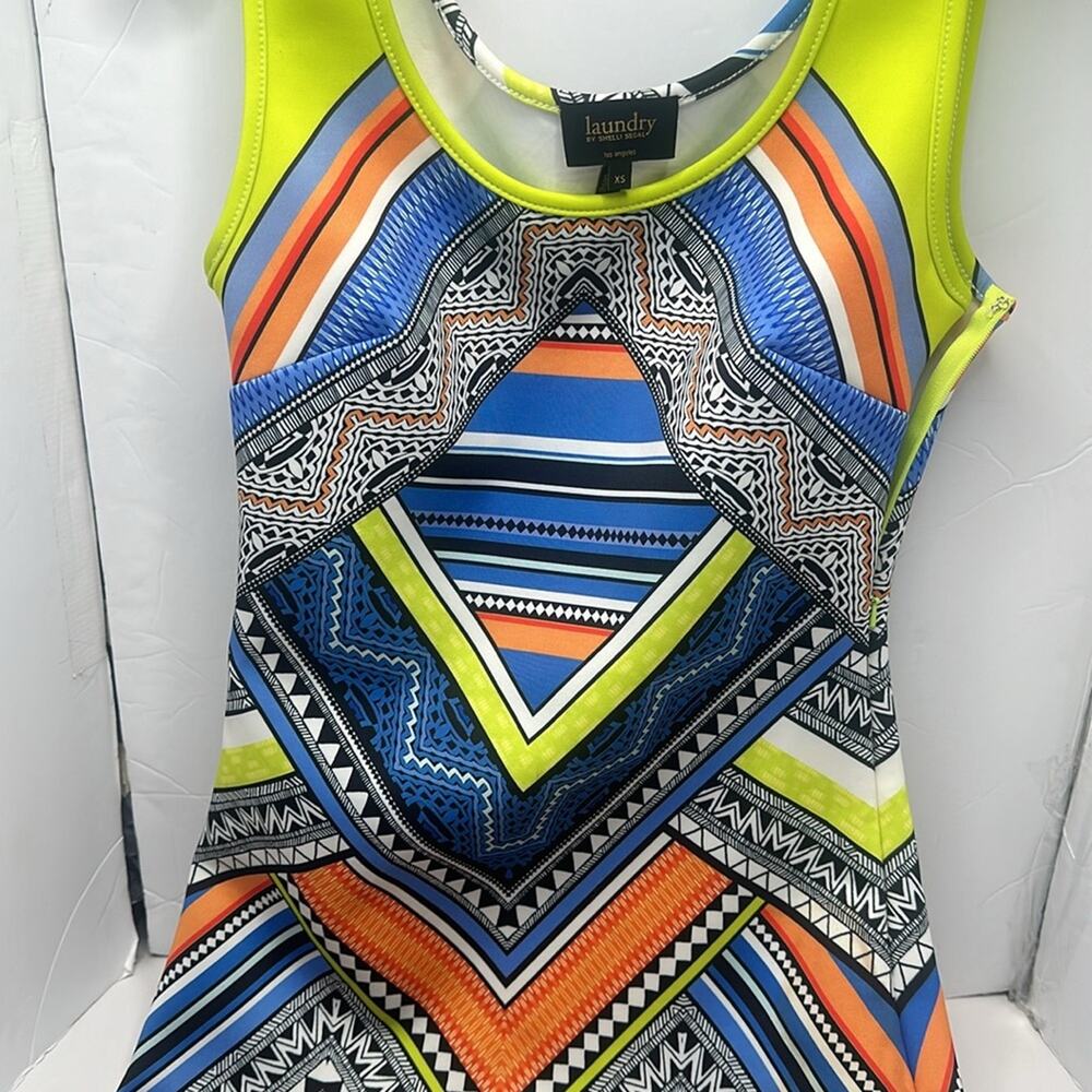 LAUNDRY By Shelli Segal BODYCON SCUBA FEEL Dress SPANDEX /Poly BLEND PERFECT XS